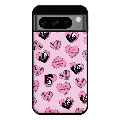 No You Hang Up Love Hearts Phone Case for Google Pixel 8 Pro