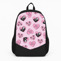 No You Hang Up Love Hearts Large Backpack