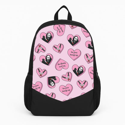 No You Hang Up Love Hearts Large Backpack