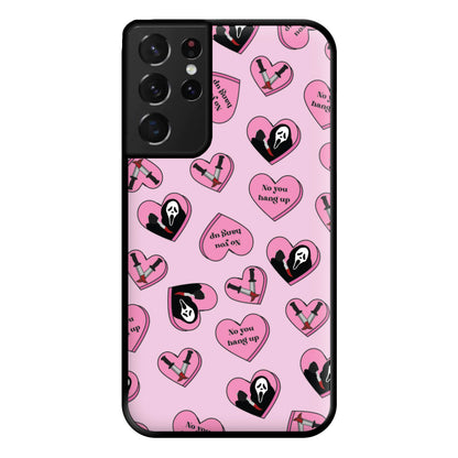 No You Hang Up Love Hearts Phone Case for Galaxy S21 Ultra