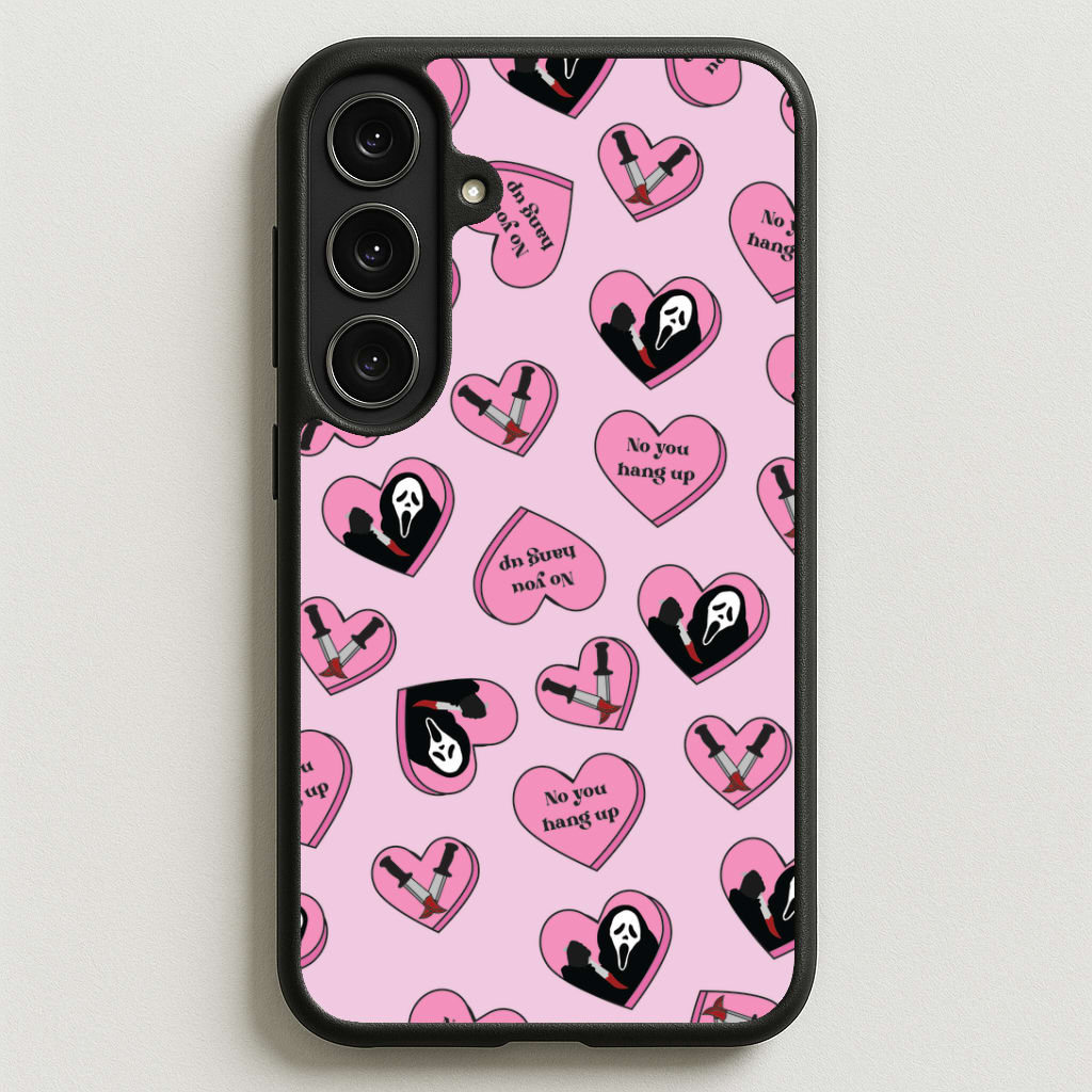No You Hang Up Love Hearts Phone Case for Galaxy S25FE