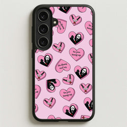 No You Hang Up Love Hearts Phone Case for Galaxy S25FE
