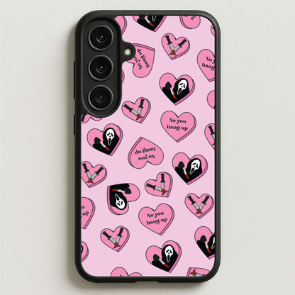 No You Hang Up Love Hearts Phone Case for Galaxy S25FE