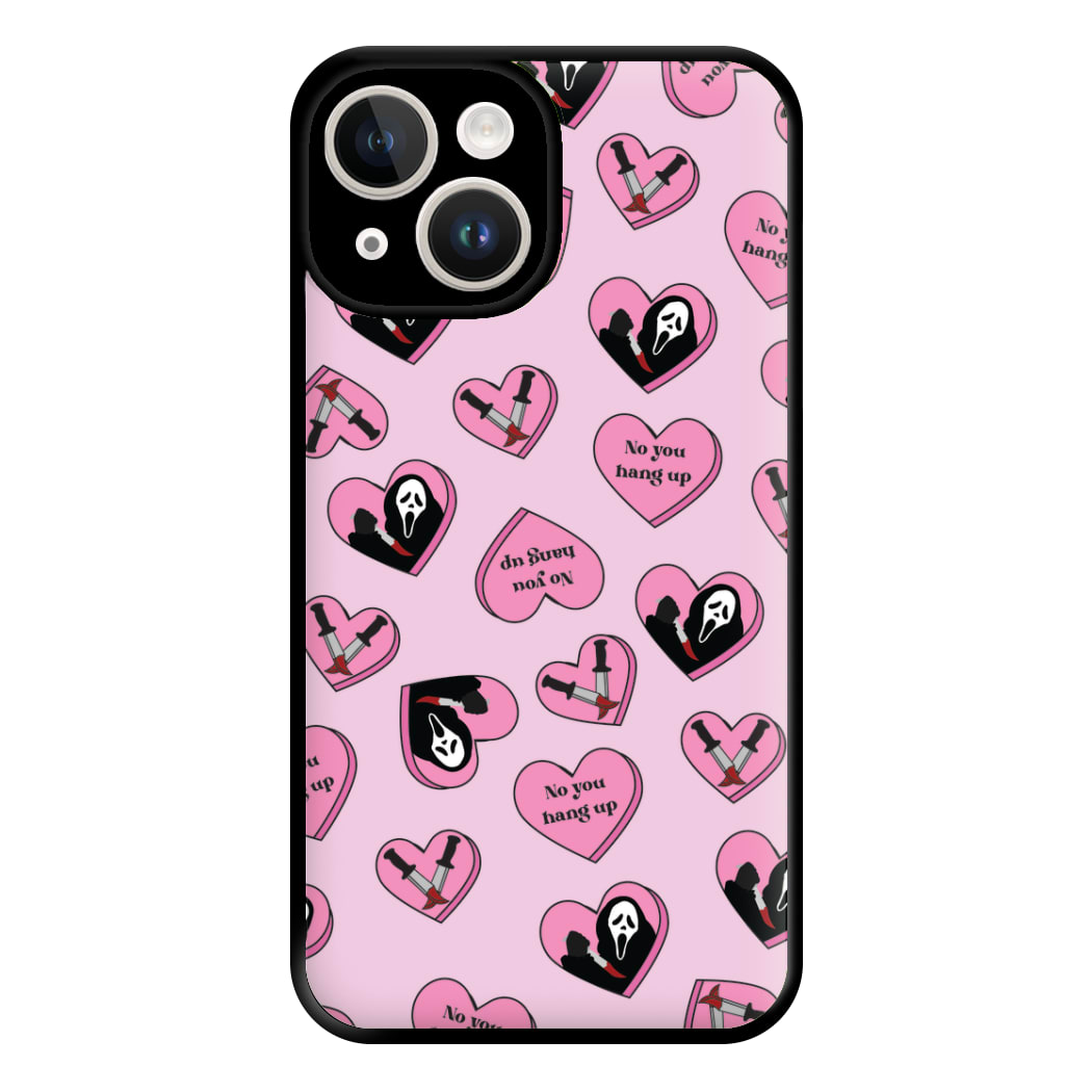 No You Hang Up Love Hearts Phone Case for iPhone 14