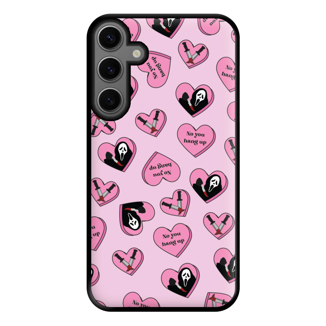 No You Hang Up Love Hearts Phone Case for Galaxy S23FE