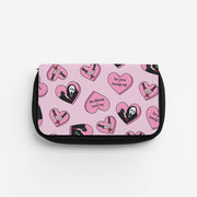 No You Hang Up Love Hearts Pencil Case 1