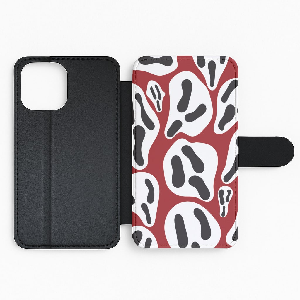 Ghost Face Flip Phone Case