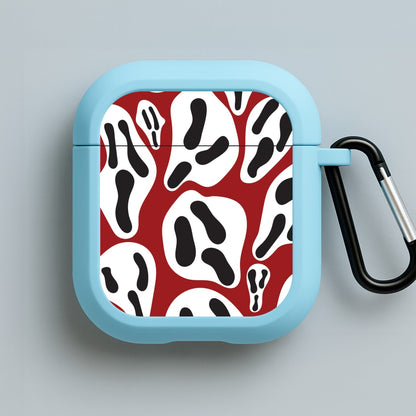 Ghost Face Blue AirPods Case