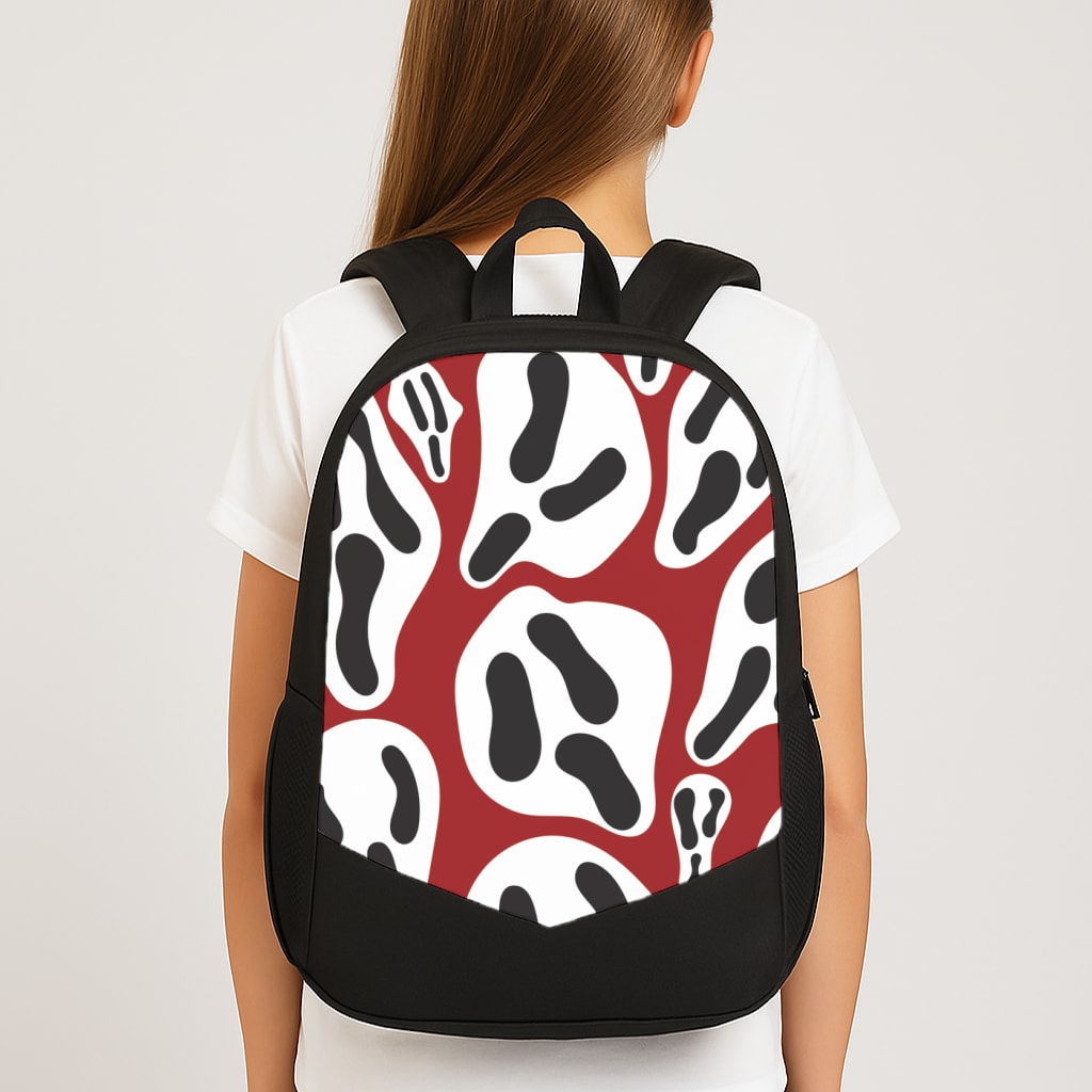 Ghost Face Large School Bag