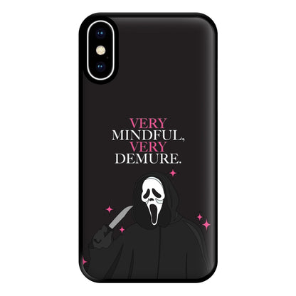 Very Mindful, Very Demure Phone Case for iPhone XS Max