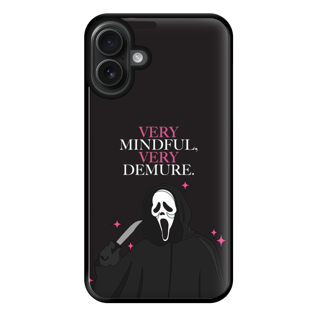 Very Mindful, Very Demure Phone Case for iPhone 16 Plus