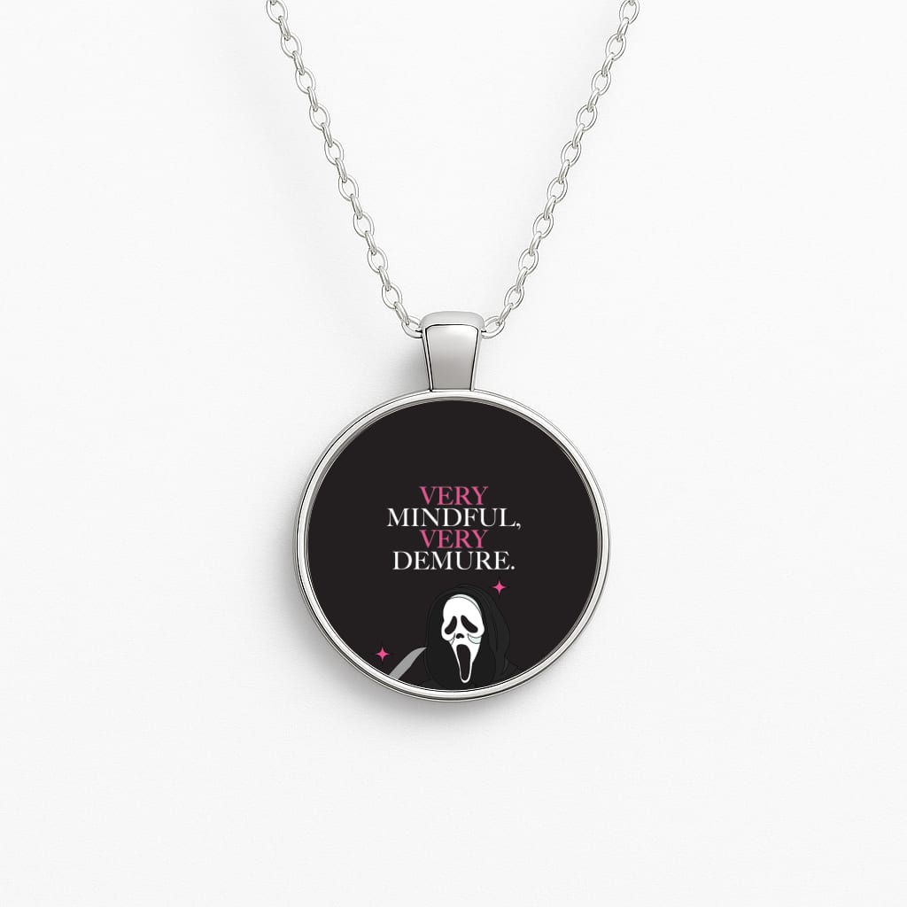 Very Mindful, Very Demure Circle Necklace