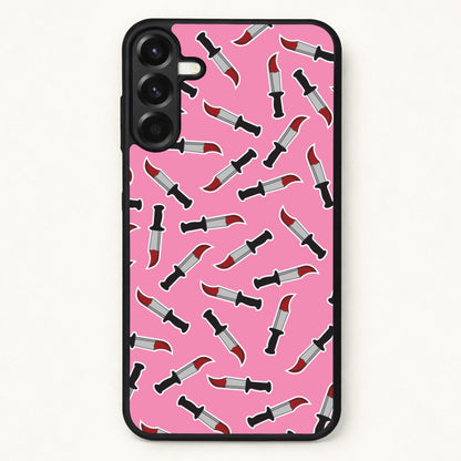 Bloody Knife Pattern Phone Case for Galaxy A57