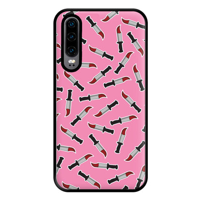 Bloody Knife Pattern Phone Case for Huawei P30