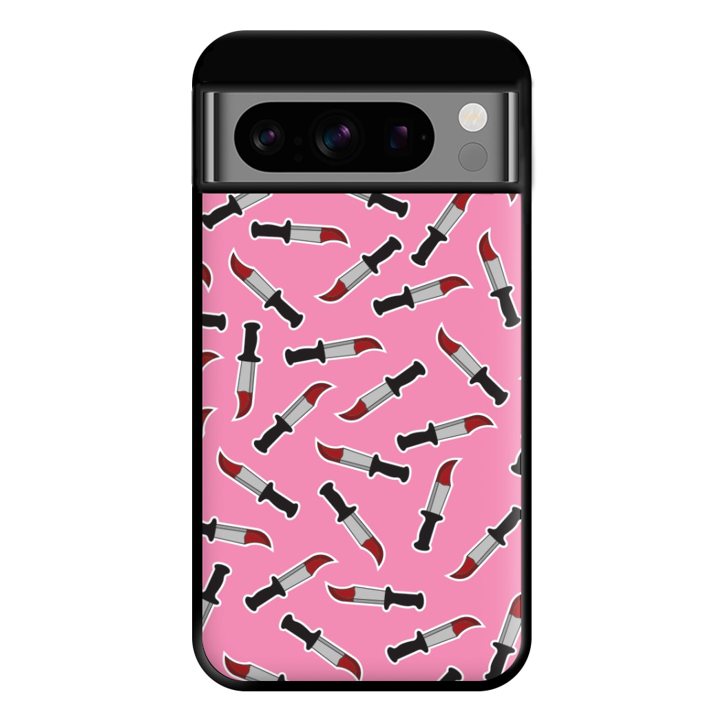 Bloody Knife Pattern Phone Case for Google Pixel 8 Pro