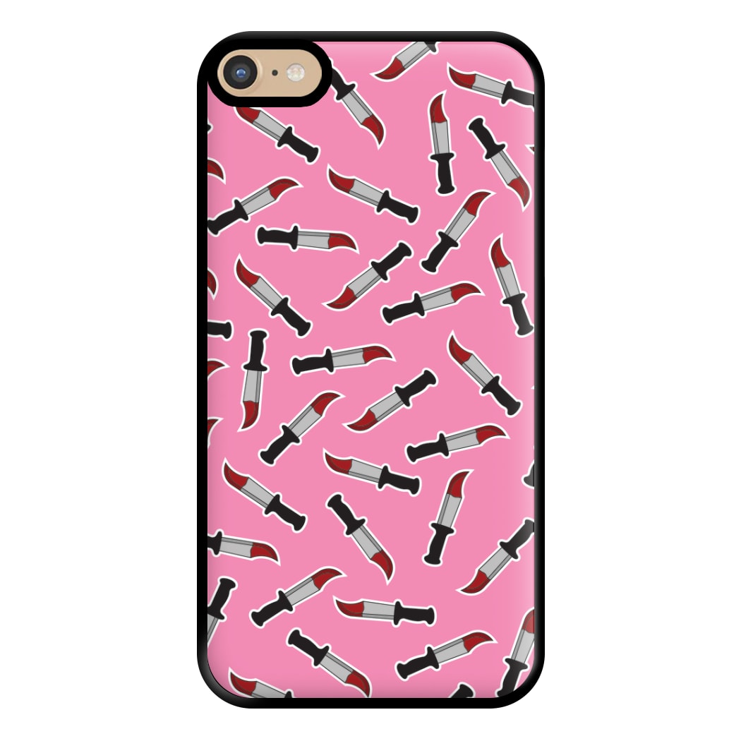 Bloody Knife Pattern Phone Case for iPhone 6 Plus / 7 Plus / 8 Plus