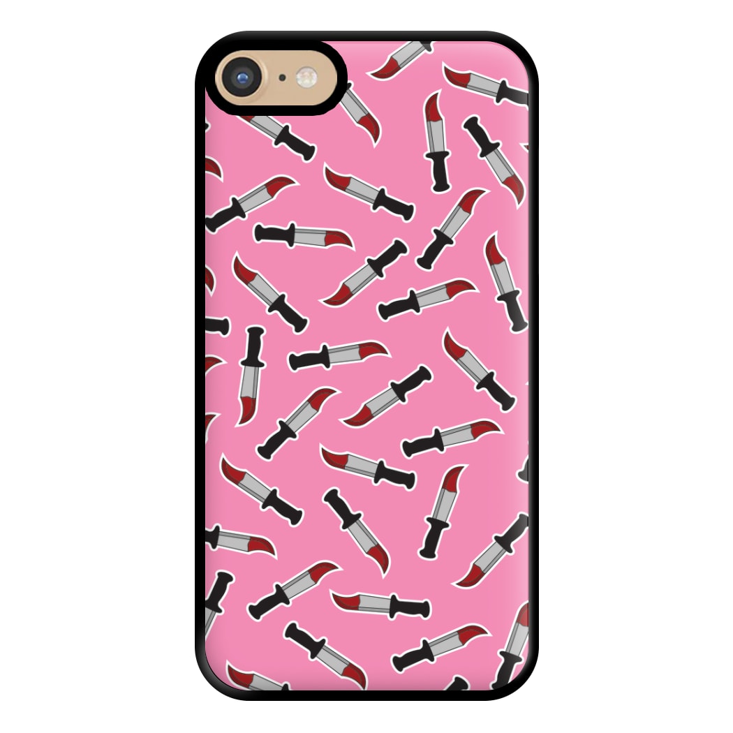 Bloody Knife Pattern Phone Case for iPhone 6 / 7 / 8 / SE