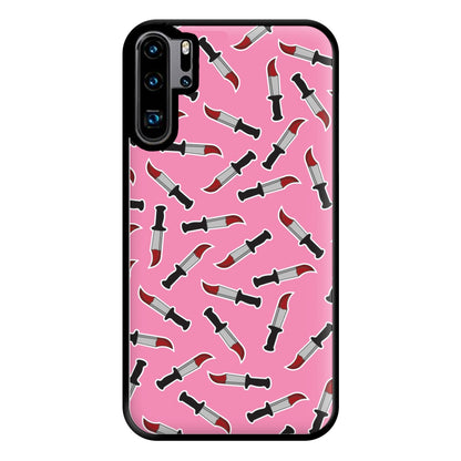 Bloody Knife Pattern Phone Case for Huawei P30 Pro