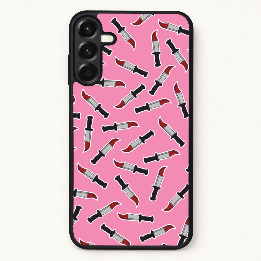 Bloody Knife Pattern Phone Case for Galaxy A17