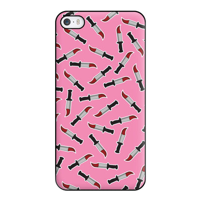 Bloody Knife Pattern Phone Case for iPhone 5 / 5s / SE 2016