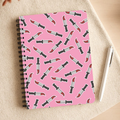 Bloody Knife Pattern Notepad
