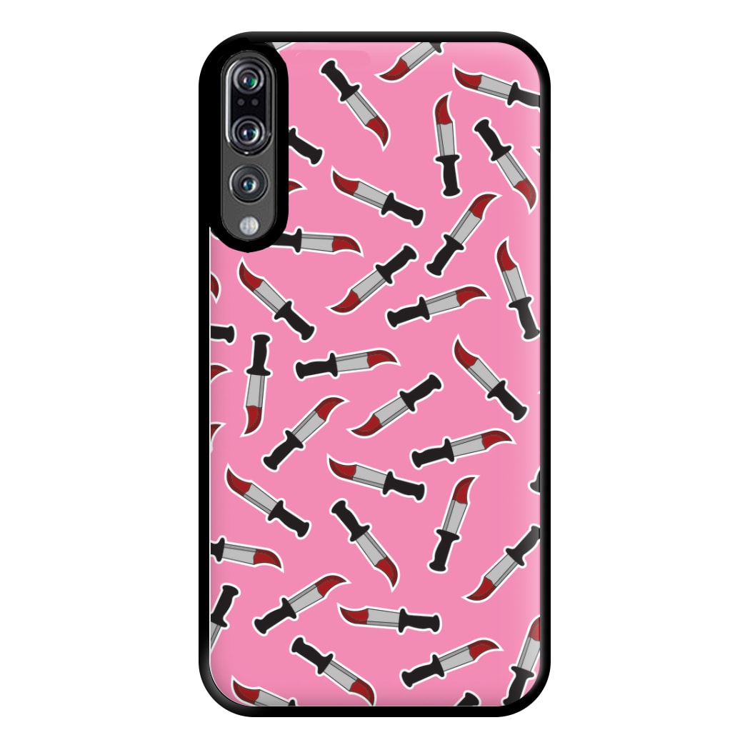 Bloody Knife Pattern Phone Case for Huawei P20 Pro