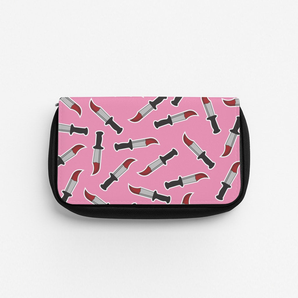 Bloody Knife Pattern Pencil Case