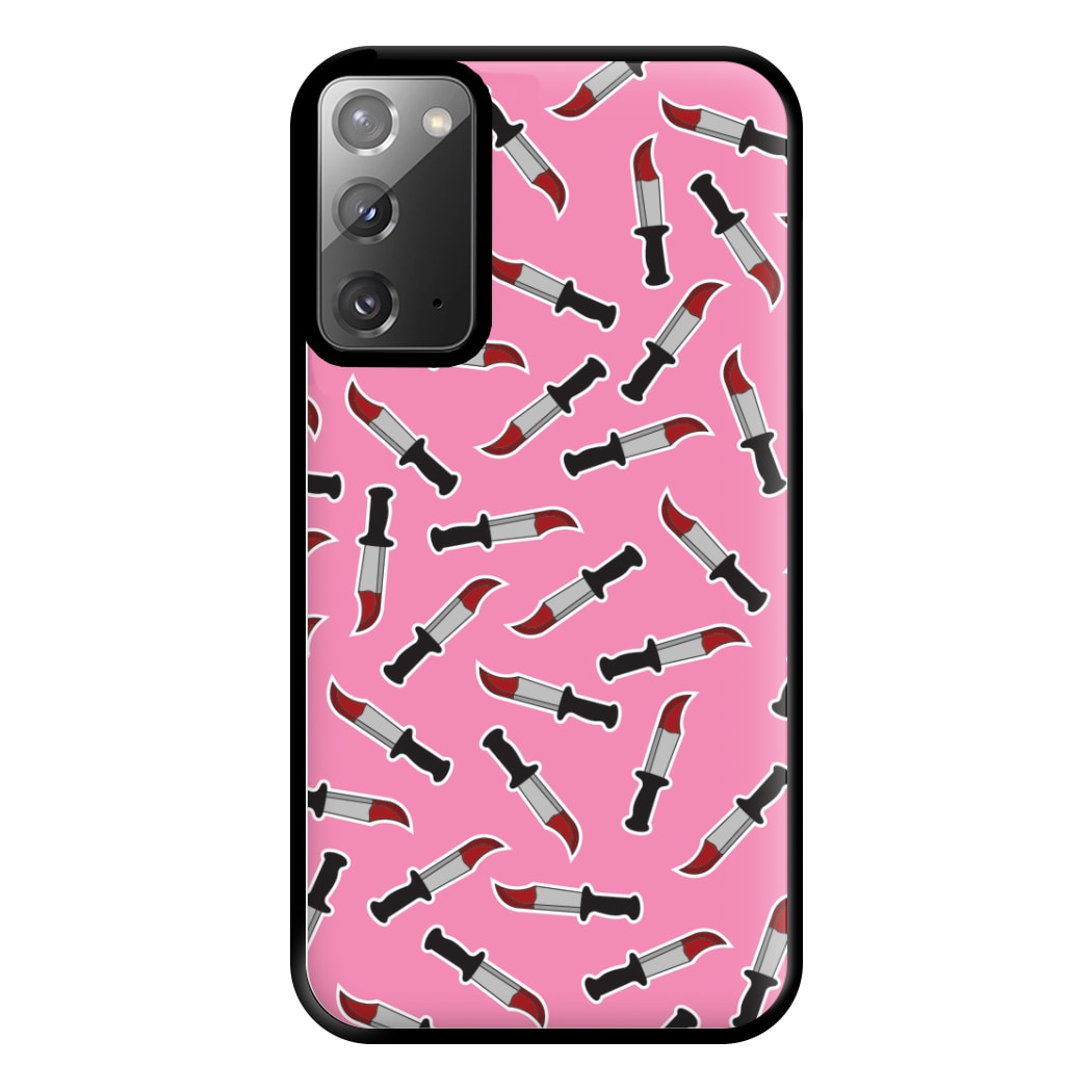 Bloody Knife Pattern Phone Case for Galaxy Note 20 Ultra