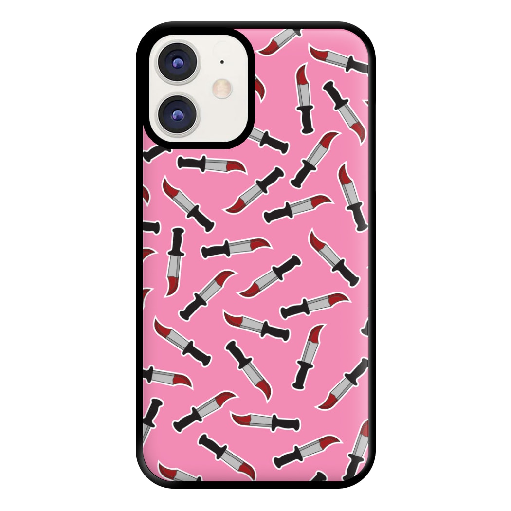 Bloody Knife Pattern Phone Case for iPhone 11