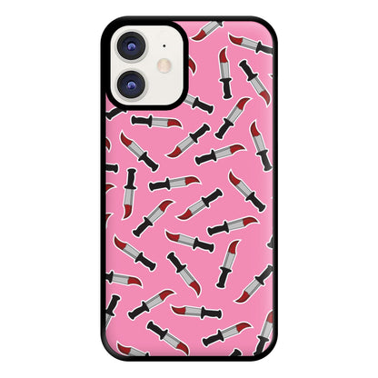 Bloody Knife Pattern Phone Case for iPhone 11