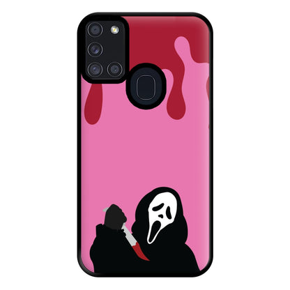 Bloody Knife Phone Case for Galaxy A21s