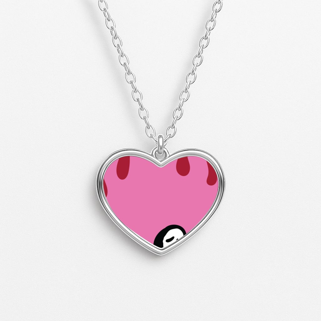 Bloody Knife Heart Necklace