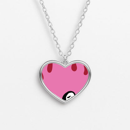 Bloody Knife Heart Necklace