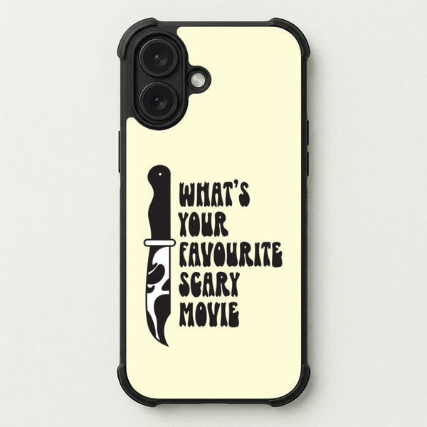 What's Your Favourite Scary Movie Trippy Phone Case — Bumper case