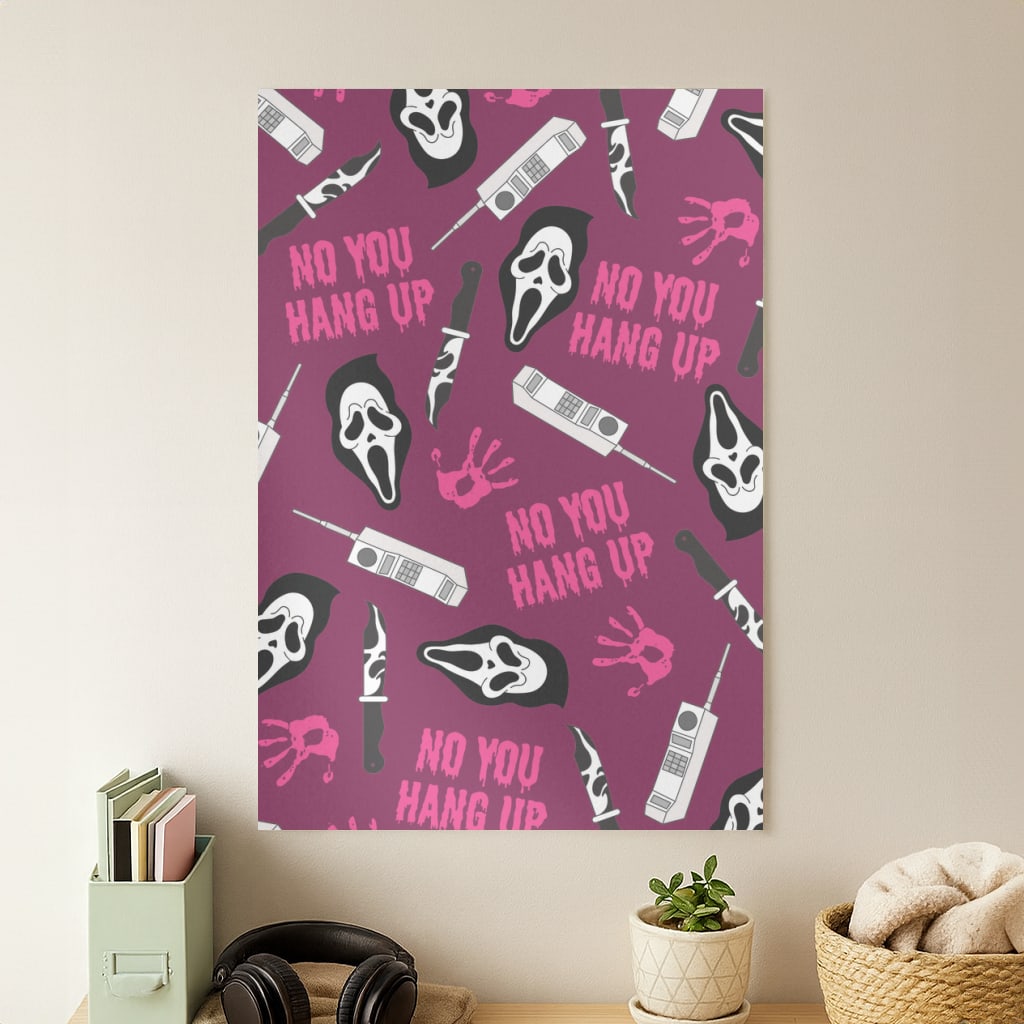 Scary Movie Props Patterm Poster