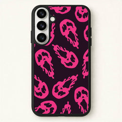 Trippy Ghost Face Pattern Phone Case for Galaxy S26 Plus