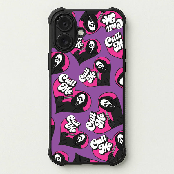 Call Me Heart Pattern Phone Case — Bumper case