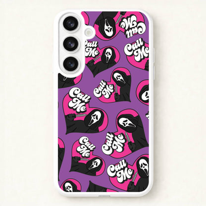 Call Me Heart Pattern Phone Case for Galaxy S26