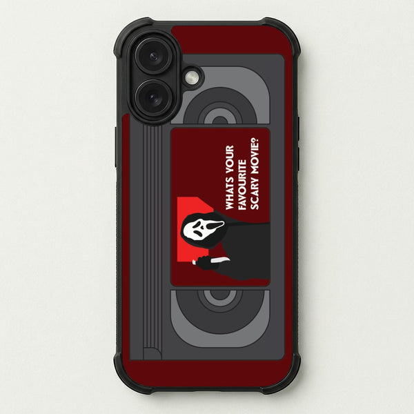 Horror Movie 7 VHS Tape Phone Case — Bumper case