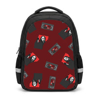VHS & Ghostface Pattern Backpack