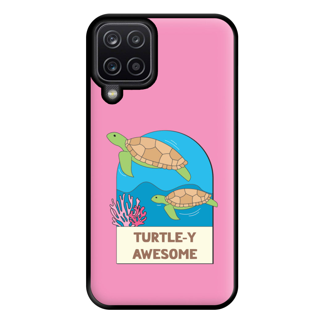 Turtle-y Awesome - Sealife Phone Case for Galaxy A12