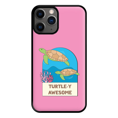 Turtle-y Awesome - Sealife Phone Case for iPhone 12 Pro Max