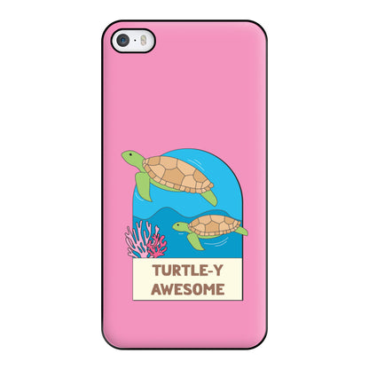 Turtle-y Awesome - Sealife Phone Case for iPhone 5 / 5s / SE 2016