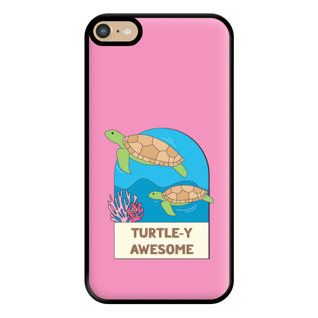 Turtle-y Awesome - Sealife Phone Case for iPhone 6 Plus / 7 Plus / 8 Plus