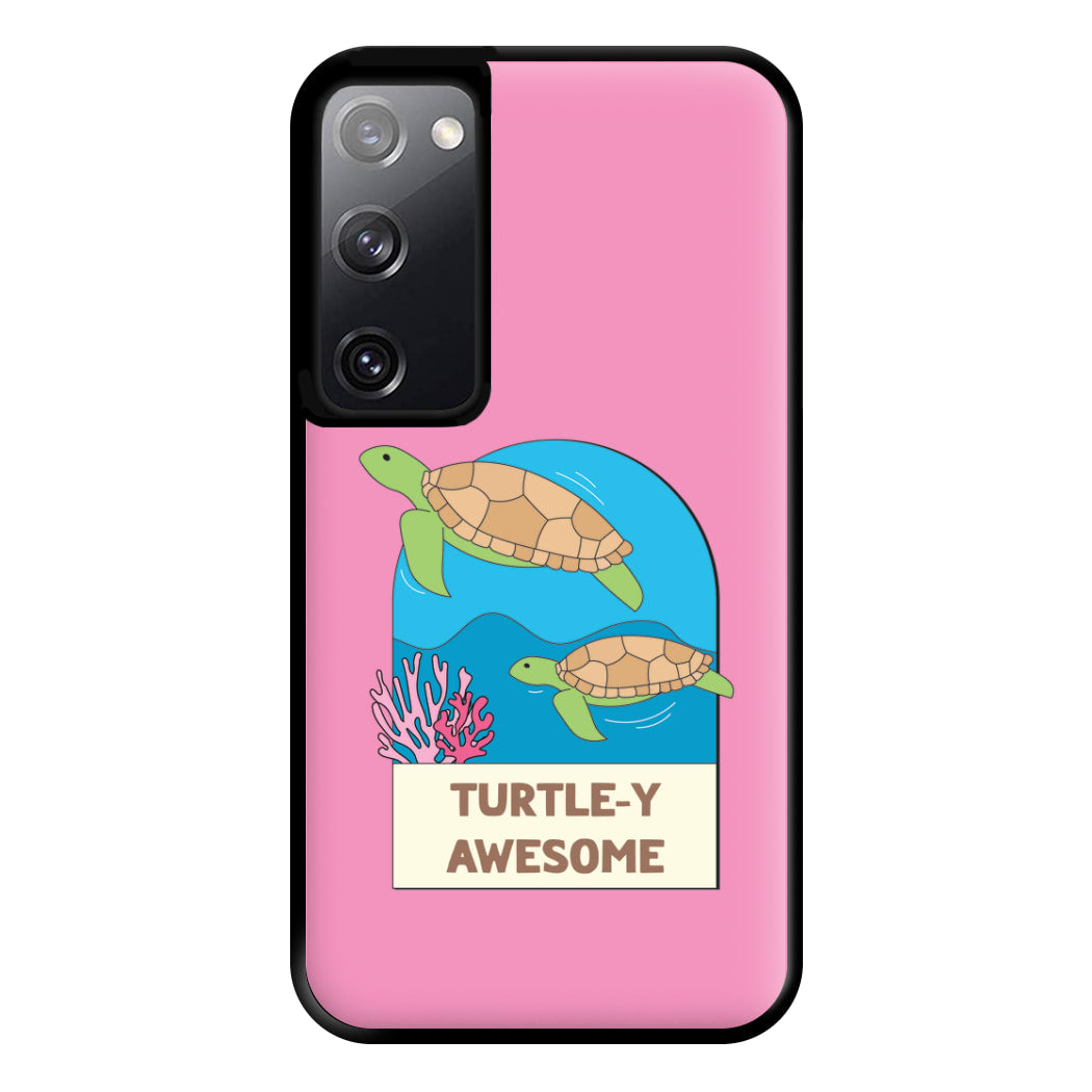 Turtle-y Awesome - Sealife Phone Case for Galaxy S20