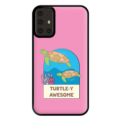 Turtle-y Awesome - Sealife Phone Case for Galaxy A71