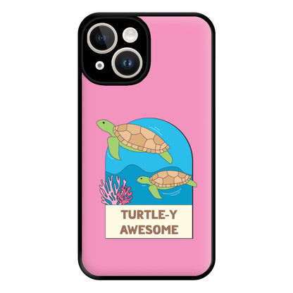 Turtle-y Awesome - Sealife Phone Case for iPhone 14