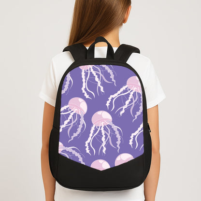 Jellyfish Pattern - Sealife Large School Bag