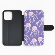 Jellyfish Pattern - Sealife Flip / Wallet Phone Case 2
