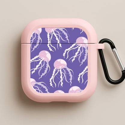 Jellyfish Pattern - Sealife Pink AirPods Case
